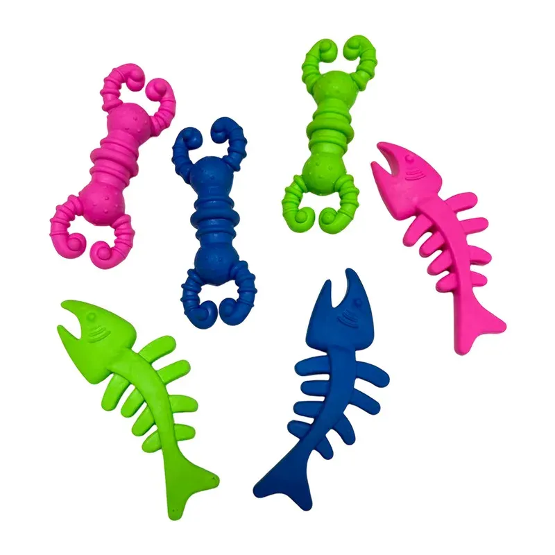 TPR Fish Bone Chew Toy wholesale from Lanshine Pet