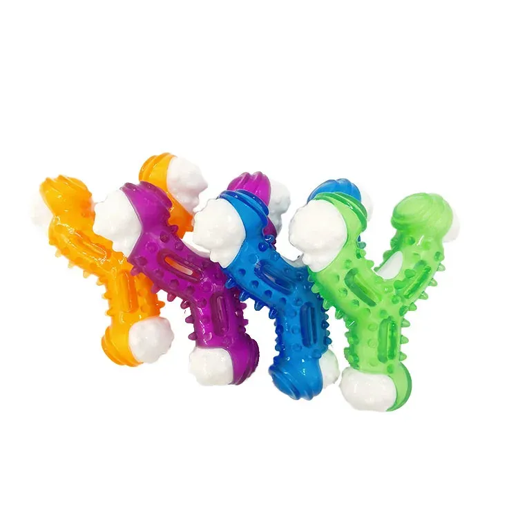 TPR Coated Three-Prong Chew wholesale from Lanshine Pet