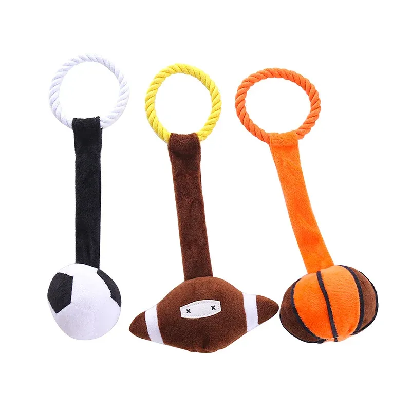 Pull Ball Plush Dog Toy - photo 3