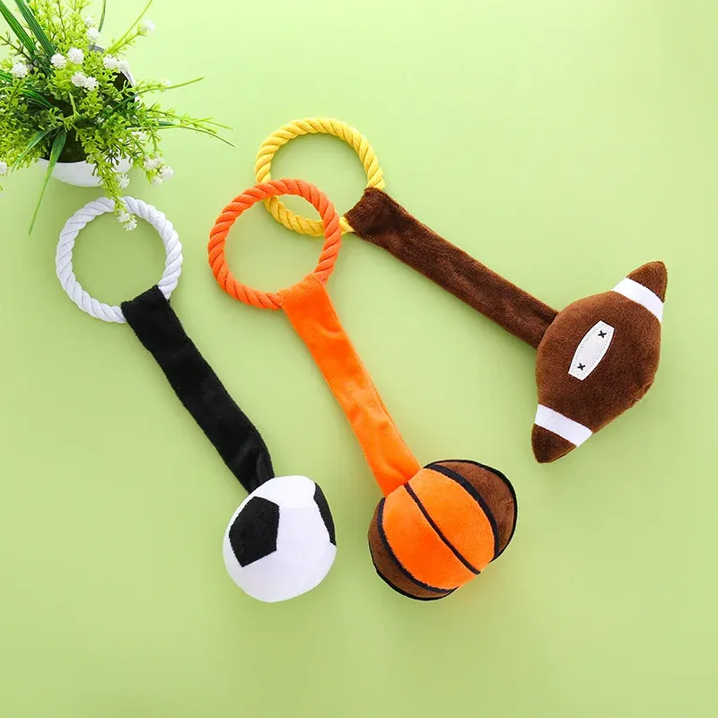 Pull Ball Plush Dog Toy - photo 1