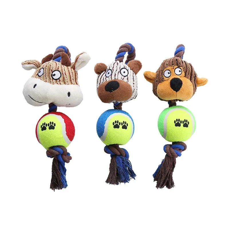 Tennis Ball Dog Toys (3 Designs) wholesale from Lanshine Pet