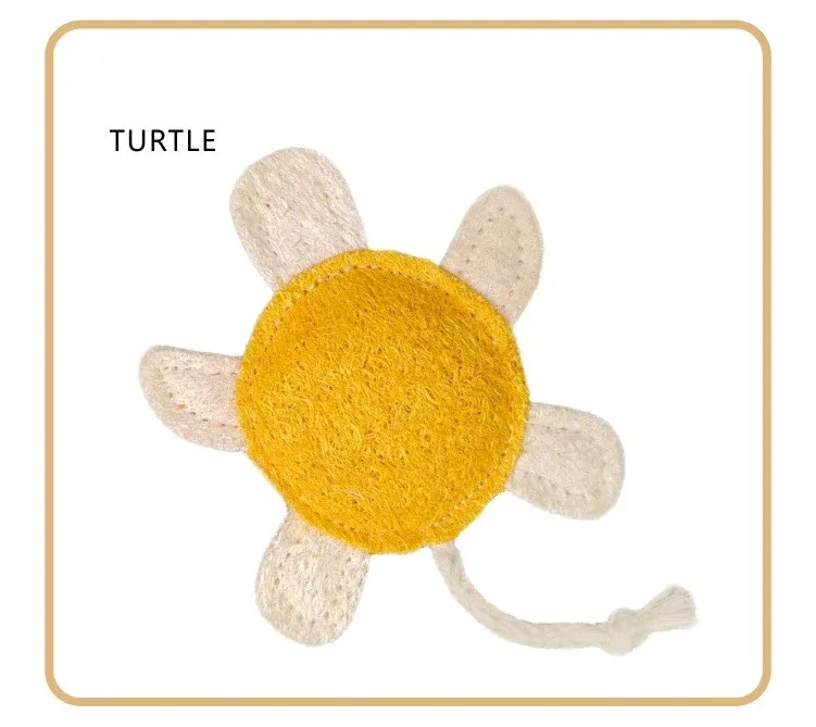 Natural Loofah Cat Chew Toys with Catnip - photo 4