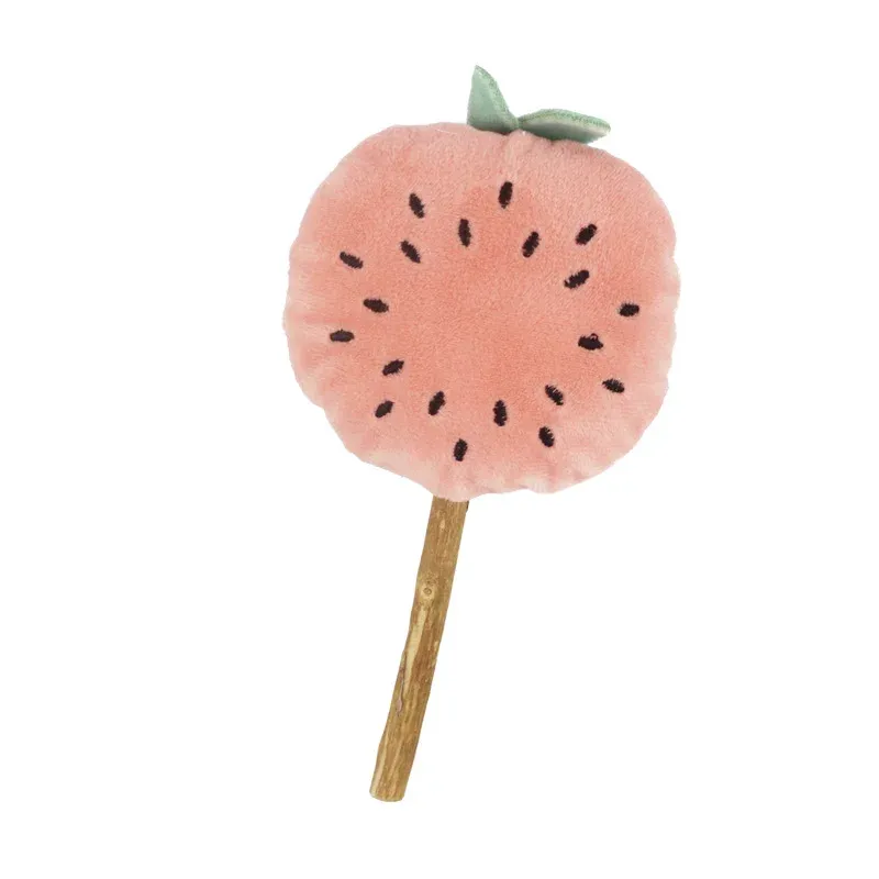 Fruit Plush Cat Toy Pops - photo 1