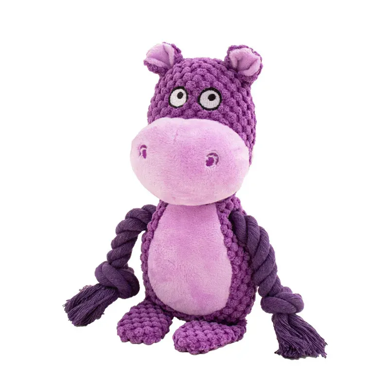 Corduroy Farm Animal Plush Dog Toys - photo 6