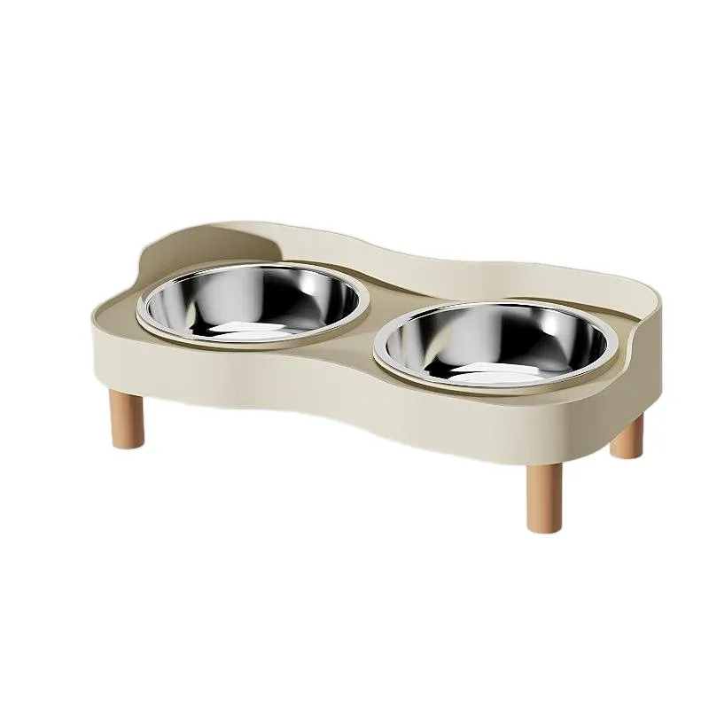 Pet Raised Double Bowl Dining Table - photo 1
