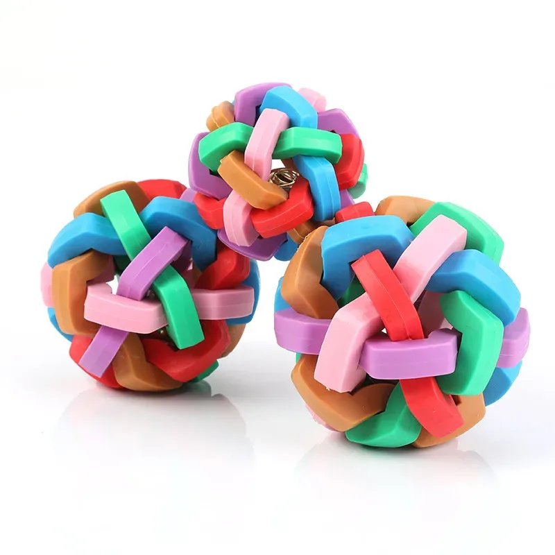 Rainbow Bell Ball wholesale from Lanshine Pet