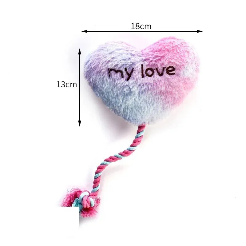 Rainbow Fur Rope Dog Toys (4 Designs) - photo 1