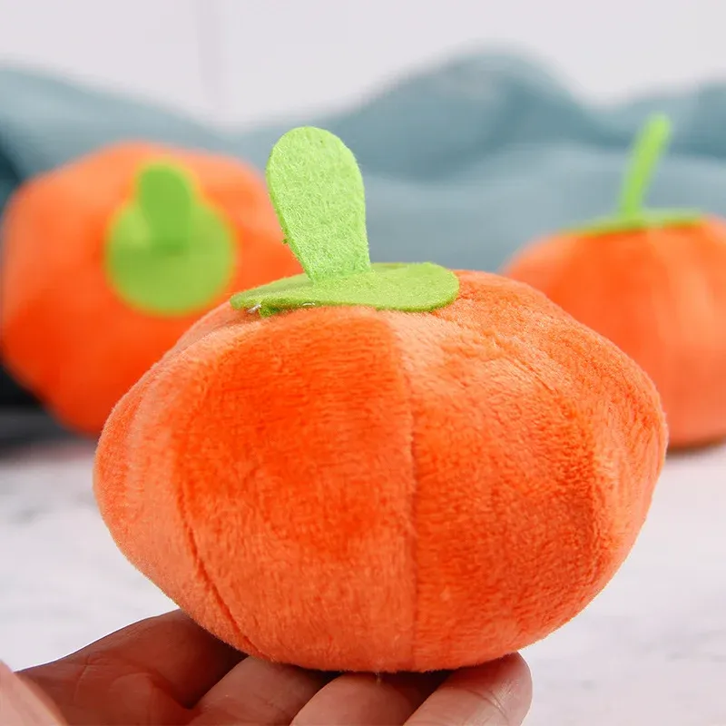 Pumpkin Plush Dog Toy wholesale from Lanshine Pet