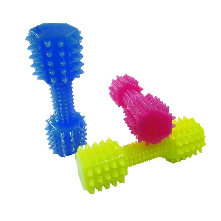 TPR Spiked Barbell wholesale from Lanshine Pet