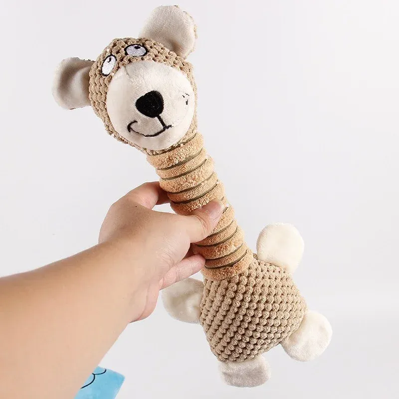 Long-Neck Pig Dog Bear Plush Dog Toys - photo 1