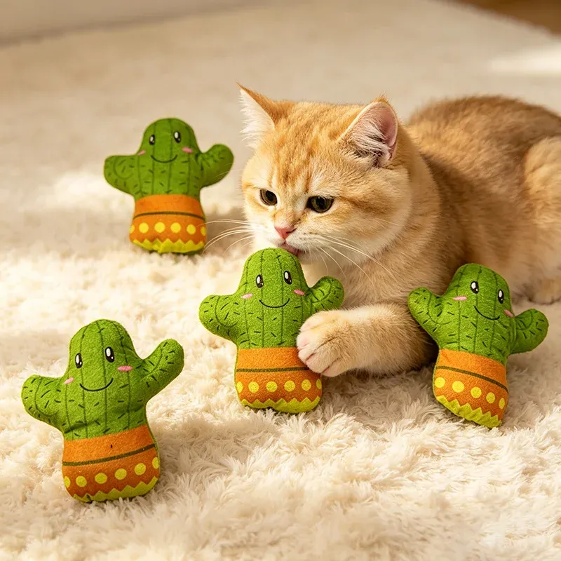 Cactus Plush Cat Toys wholesale from Lanshine Pet