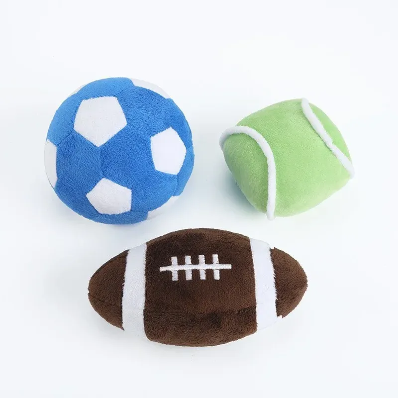 Simulation Balls Plush Dog Toys (3 Designs) wholesale from Lanshine Pet