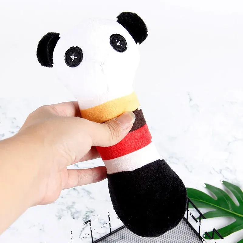 Rainbow Panda Lion Deer Plush Dog Toys - photo 3