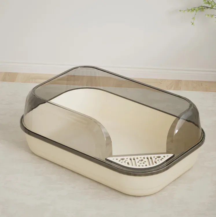 60cm Double-Layer Sloped-Entry Litter Box wholesale pet product from Lanshine Pet