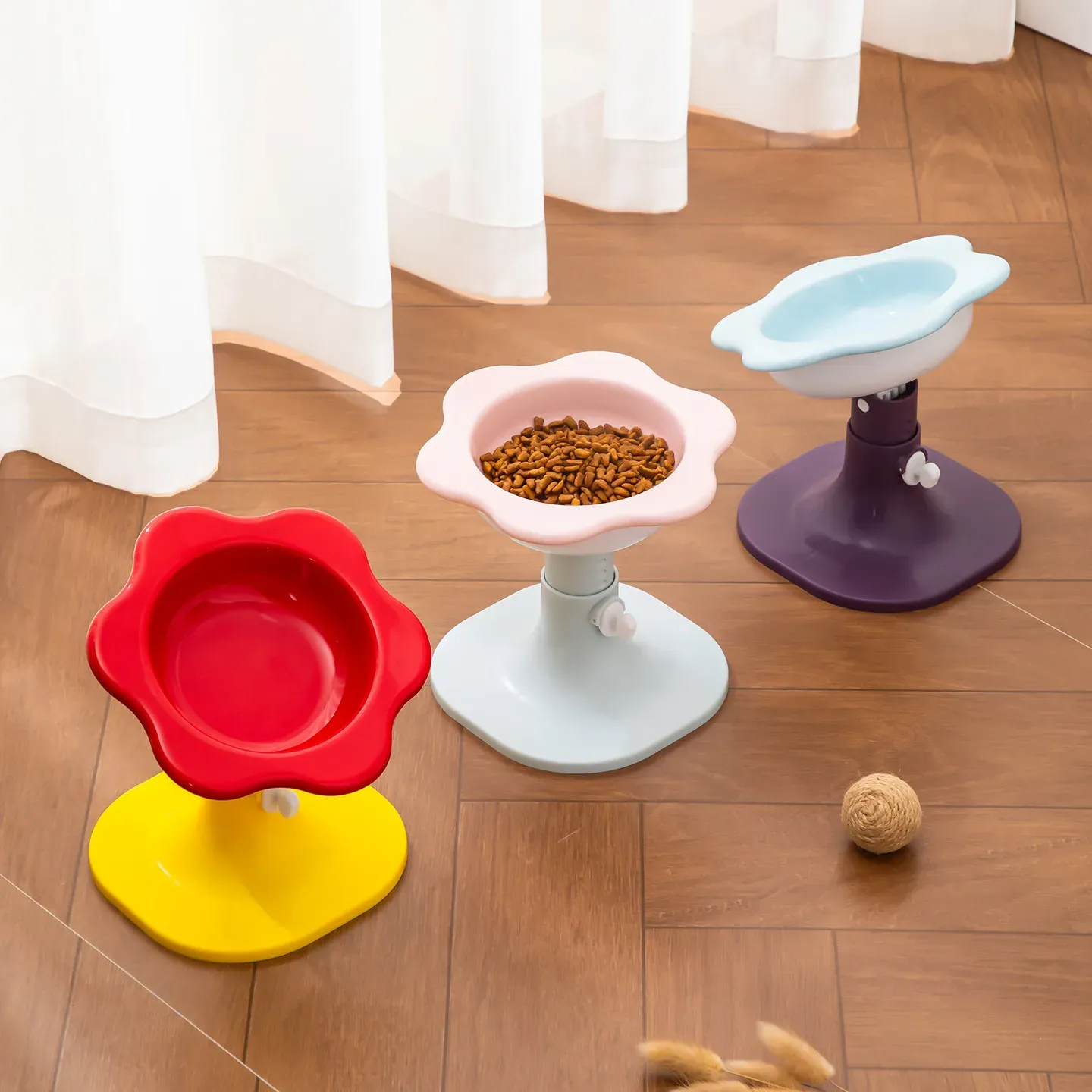 Sunflower Ceramic Bowl with Adjustable Stand - photo 4