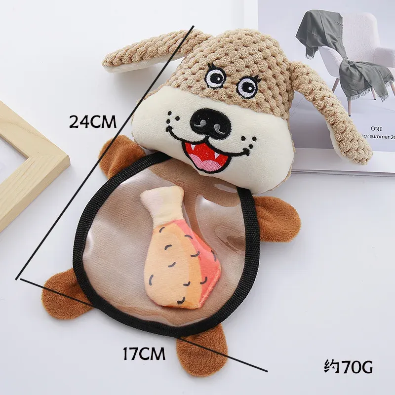 Treasure Animal Plush Dog Toys (3 Styles) - photo 3