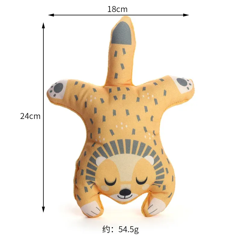 Printed Lying Animals Plush Dog Toys - photo 2