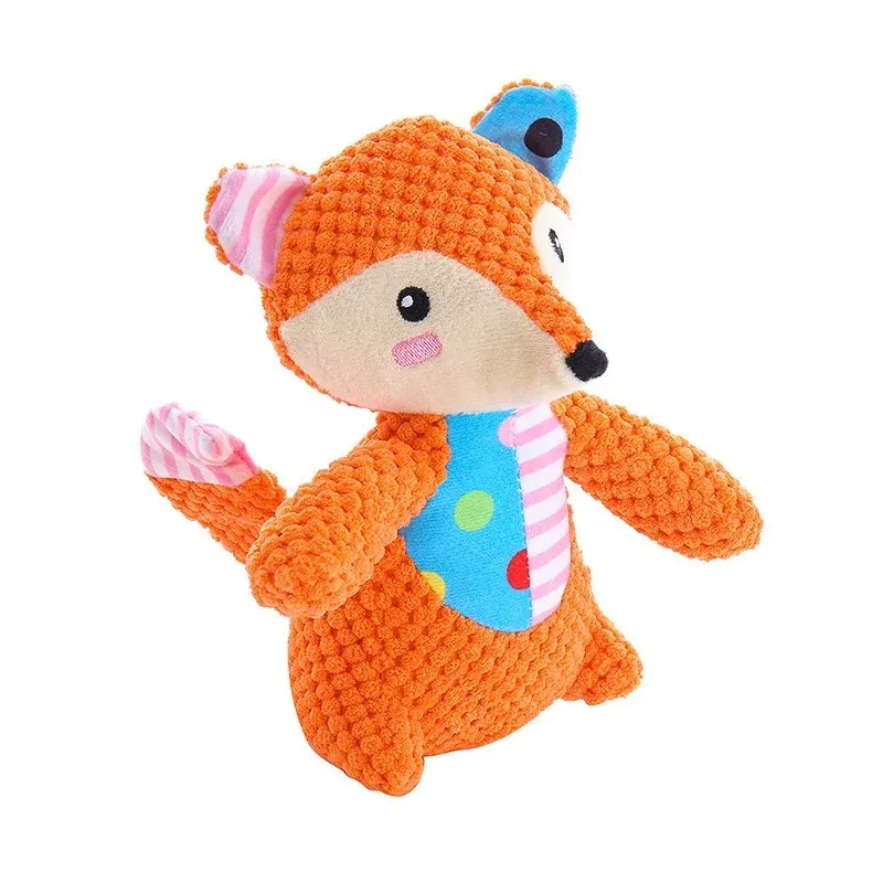 Flower Print Animals Plush Dog Toys - photo 2