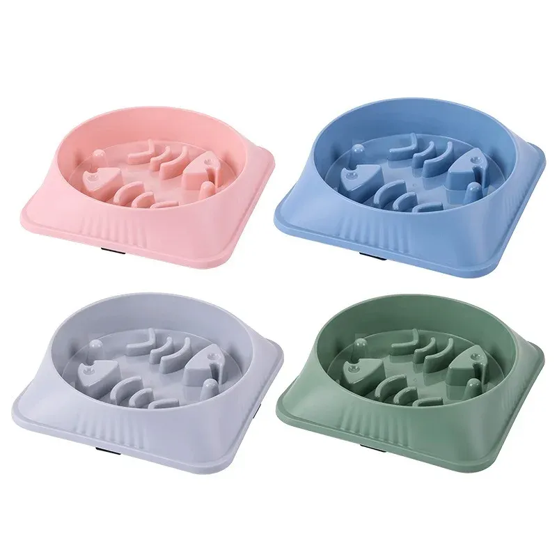 Double-Fish Slow Feeder Bowl - fish slow feeder wholesale from Lanshine Pet