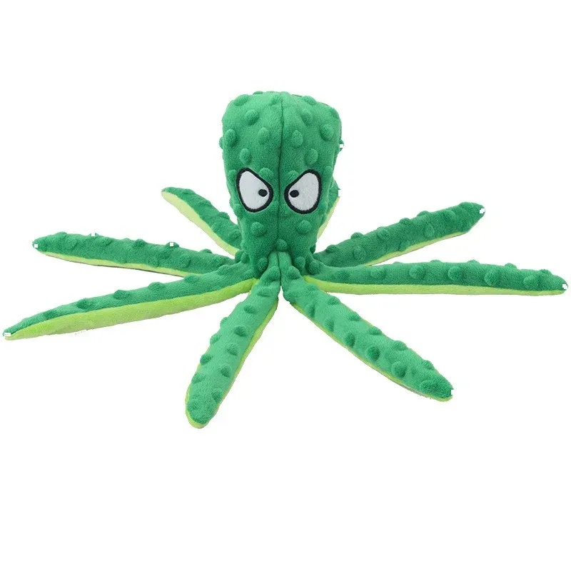 Shell Octopus Plush Dog Toy - photo 3