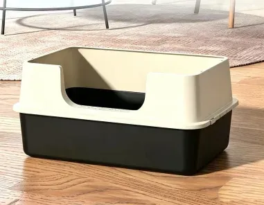 Square Side-Entry Semi-Enclosed Litter Box - photo 4