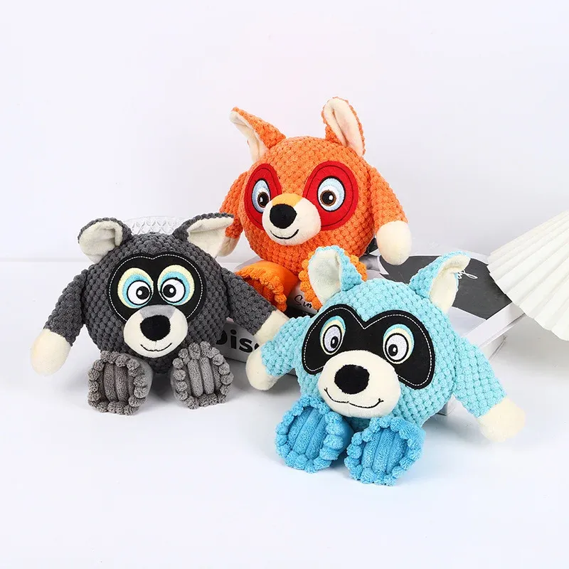 Big-Eye Animals Plush Dog Toys wholesale from Lanshine Pet