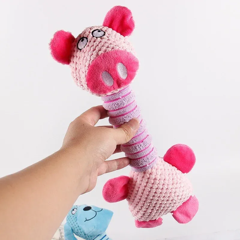 Long-Neck Pig Dog Bear Plush Dog Toys - photo 2