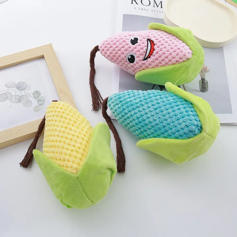 Crinkle Corn Plush Dog Toy - photo 2