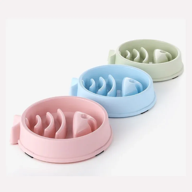 Fishbone Slow Feeder Bowl - fishbone slow feeder wholesale from Lanshine Pet