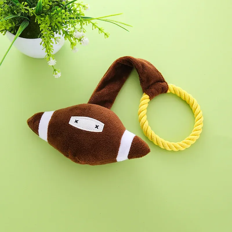 Pull Ball Plush Dog Toy - photo 4