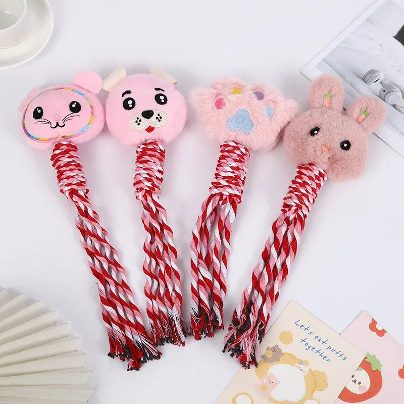 Colorful Rope Pull Animals Dog Toys - photo 3