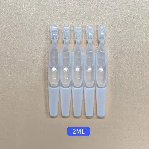 1ML 1 5ML 2ML Clear Single Use Essence Strip Tube Packaging