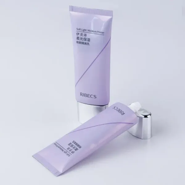 50ML Light Purple Oval Cosmetic Tube