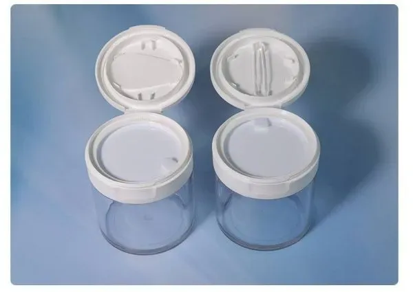 Cream Jars 8OZ 250ML Empty Clear Body Scrub Cosmetic Plastic Jars With Tweezers