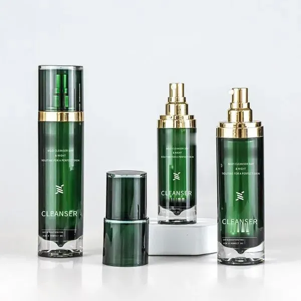 Top Sale Super High End Cosmetic 30G 50G Petg Cream Jars Petg Green Color 30ML 50ML