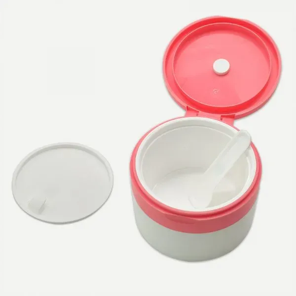 Body Scrub Facial Mask Container 100G 150G Plastic PP White Cosmetic Cream Jar With