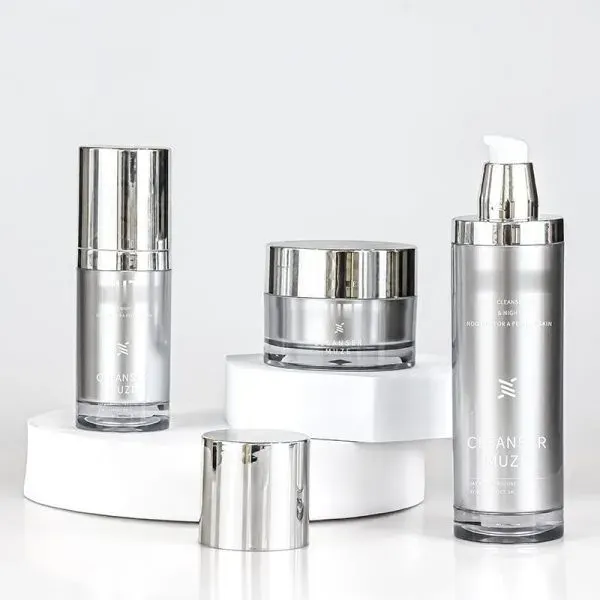 30ML 50ML 100ML 120ML High Quality Luxury Petg Bottle With Acrylic Lid For Makeup Shop