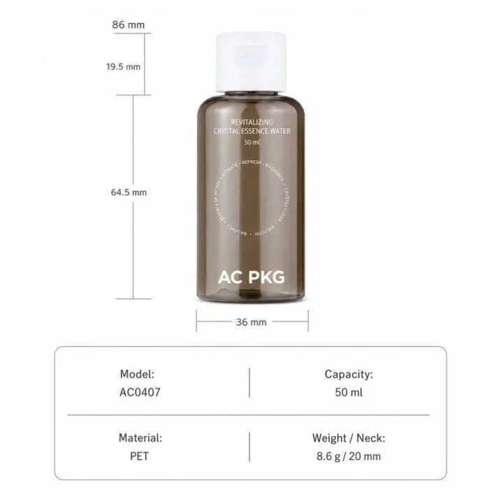 PET Travel Size Bottle Set Ac0407