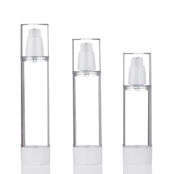 80ML 100ML 120ML Transparent Vacuum Plastic Essence Lotion Spray Bottle Cosmetic