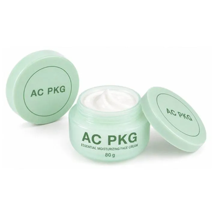 Green 50G 80G Cosmetic Cream Jars For Skincare