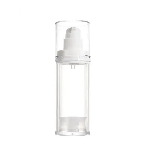 Free Sample 20ML 30ML 50ML Clear Cosmetic Lotion Airless Pump Bottle Airless Pump Travel