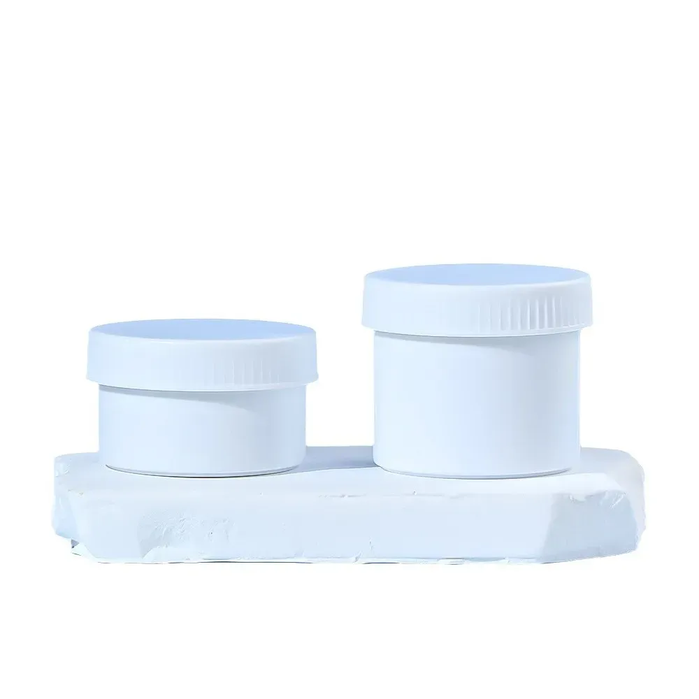 30ML–50ML White Cosmetic Jars for Masks & Creams
