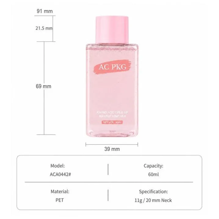 PET Travel Size Bottle Set Aca0442