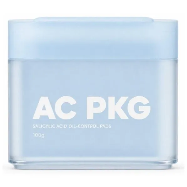 Blue 100G Square Facial Mask Jar