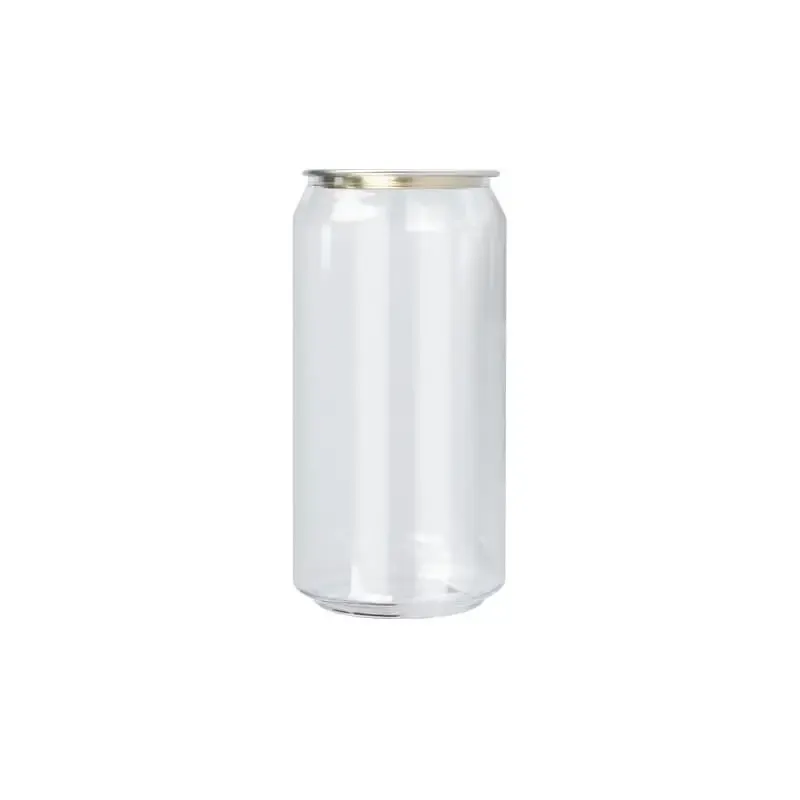 250ML 400ML 500ML Plastic PET Can Juice Bottles Wine Bottles With Aluminium Lid