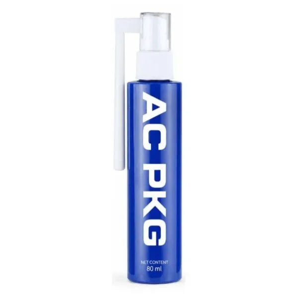 100ML Blue PET Spray Bottle With Clear Overcap For Toner & Body Spray