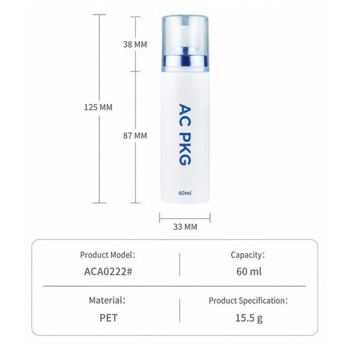 PET Travel Size Bottle Set Aca0222