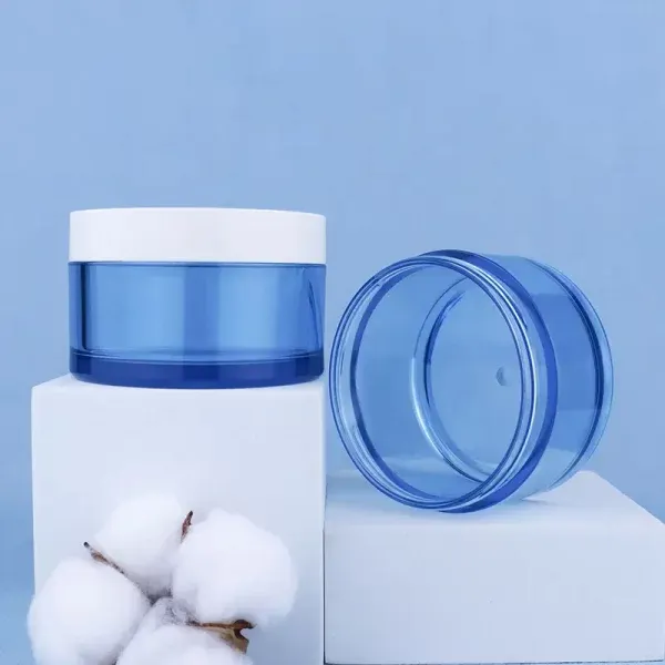 Portable Travel Cream Thick Wall Eye Cream PET Jars 5G 10G 15G 20G 30G Plastic Jars For