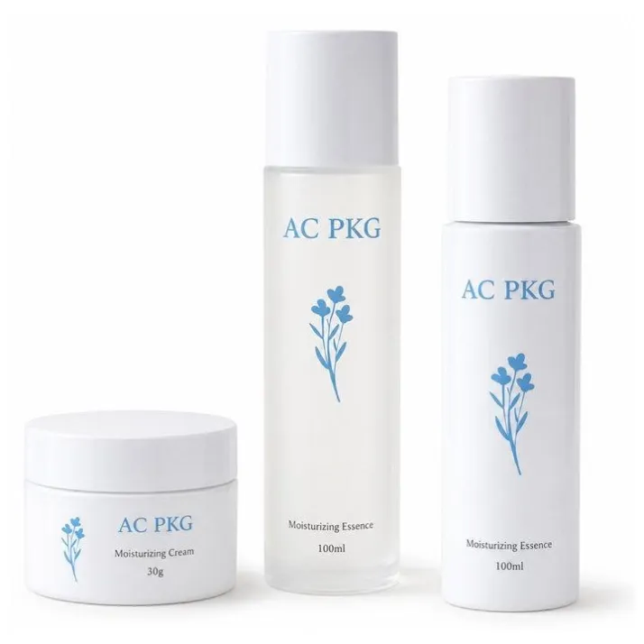 PET As Skincare Packaging Set Acb0067 Aca0504 Acd0124