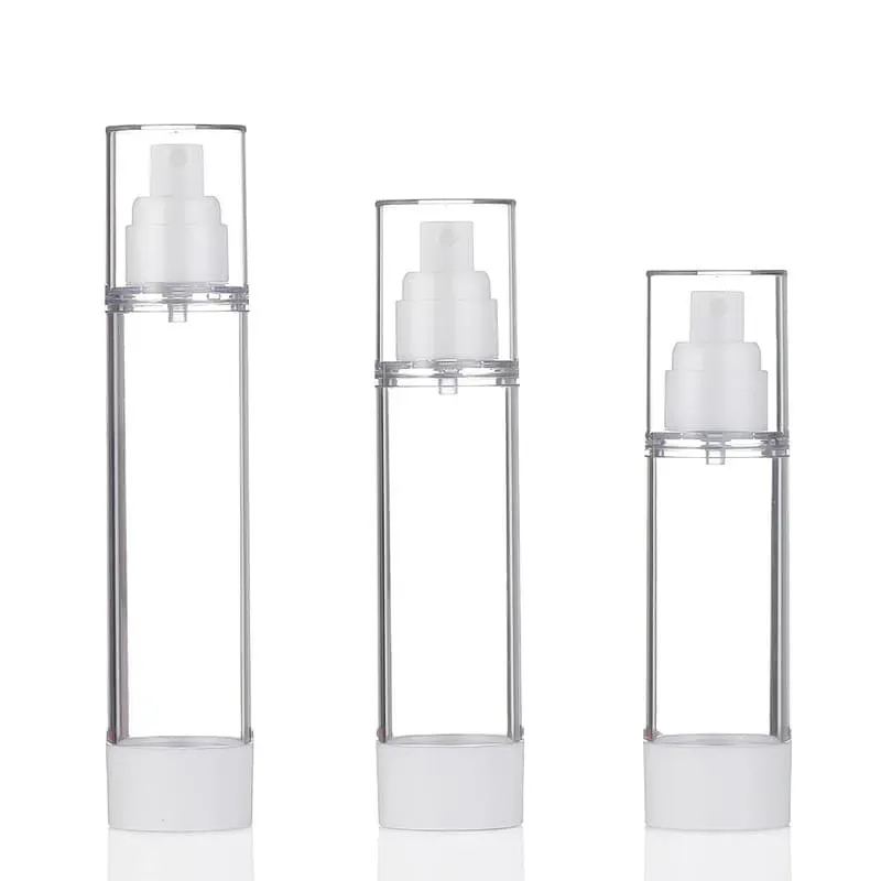 80ML 100ML 120ML Transparent Vacuum Plastic Essence Lotion Spray Bottle Cosmetic